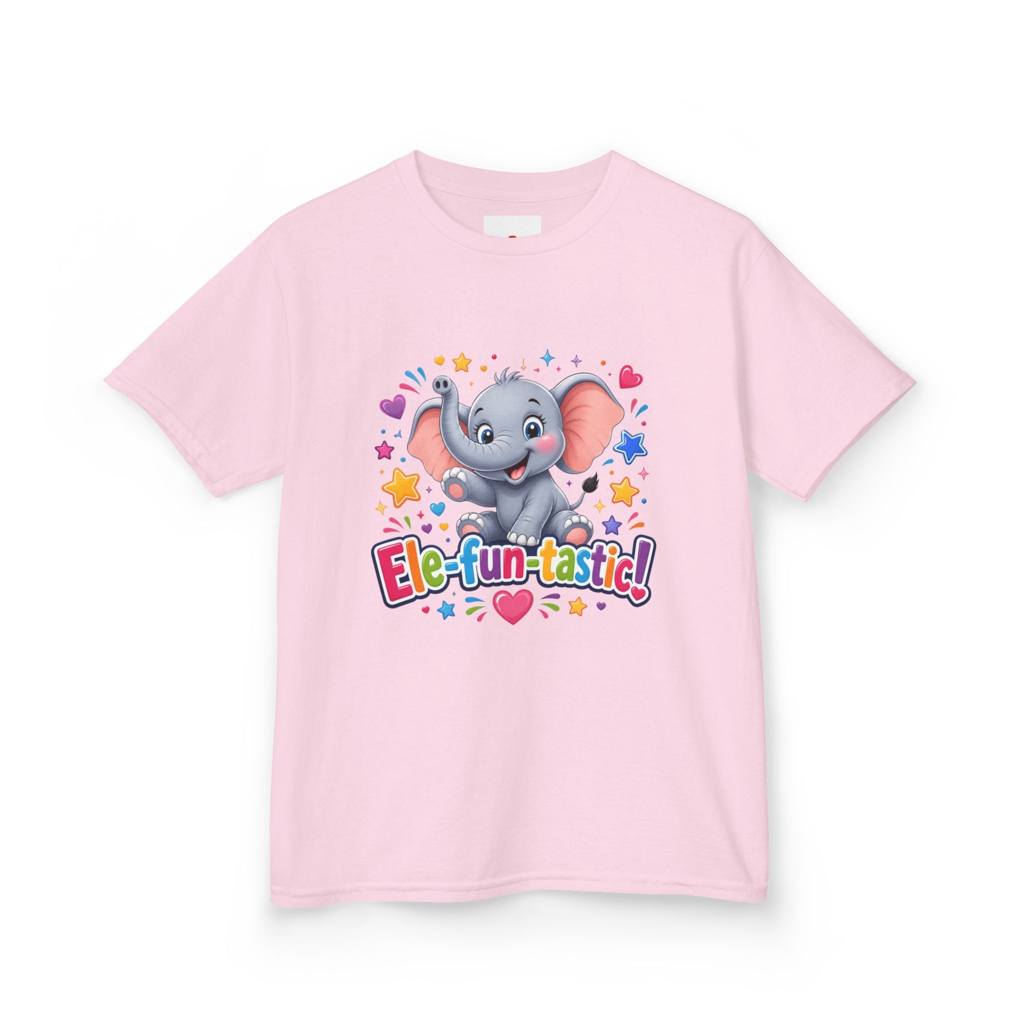 Kids T-Shirt — "Ele-fun-tastic!" Cute Elephant Graphic Tee for Toddlers, Birthday & Playtime