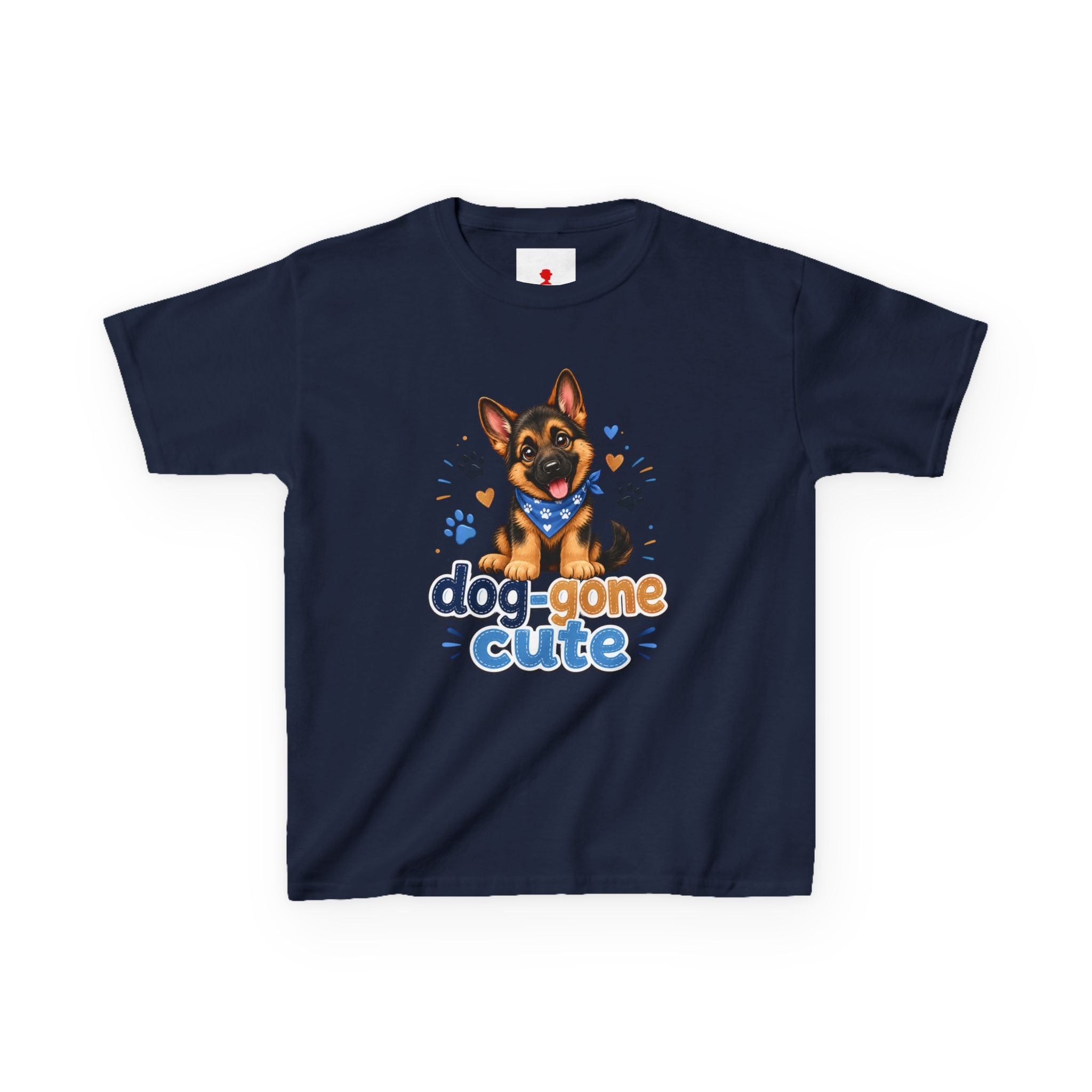 Kids Tee — "Dog-Gone Cute" Puppy Graphic T-Shirt
