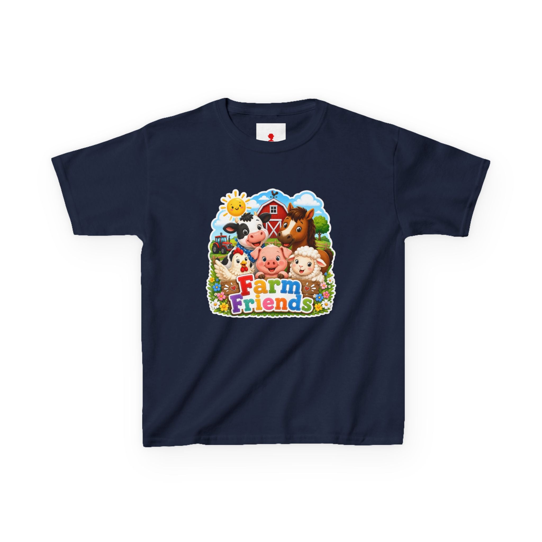 Kids Farm Friends T‑Shirt — Cute Barnyard Animals Graphic Tee
