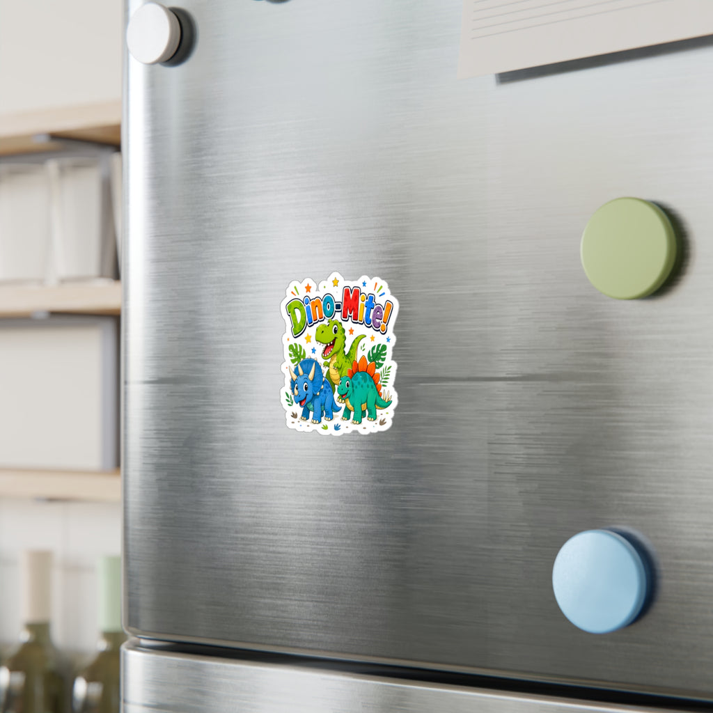 Dino-Mite! Kids' Dinosaur Kiss-Cut Vinyl Sticker