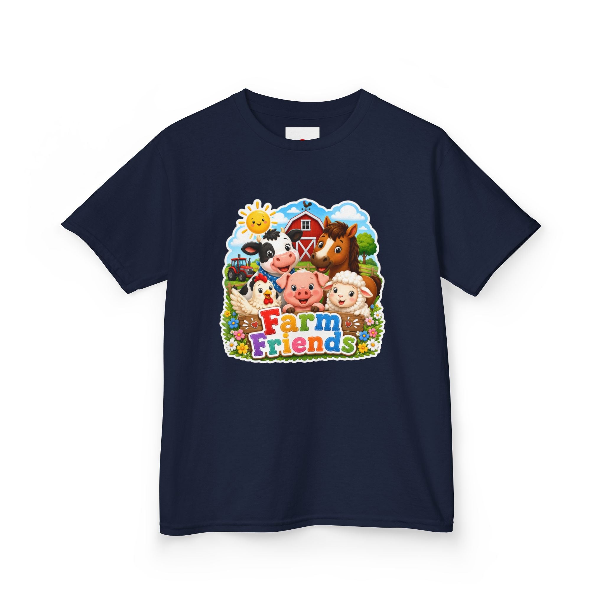 Kids Farm Friends T‑Shirt — Cute Barnyard Animals Graphic Tee
