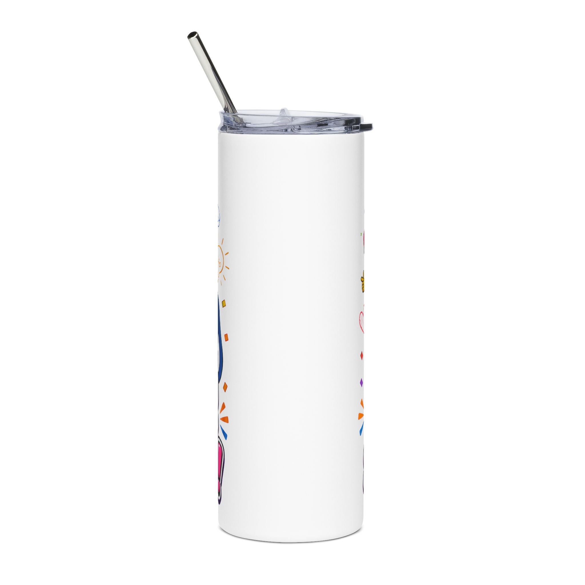 Rules of the School colorful school supplies Tumbler | 20oz stainless steel