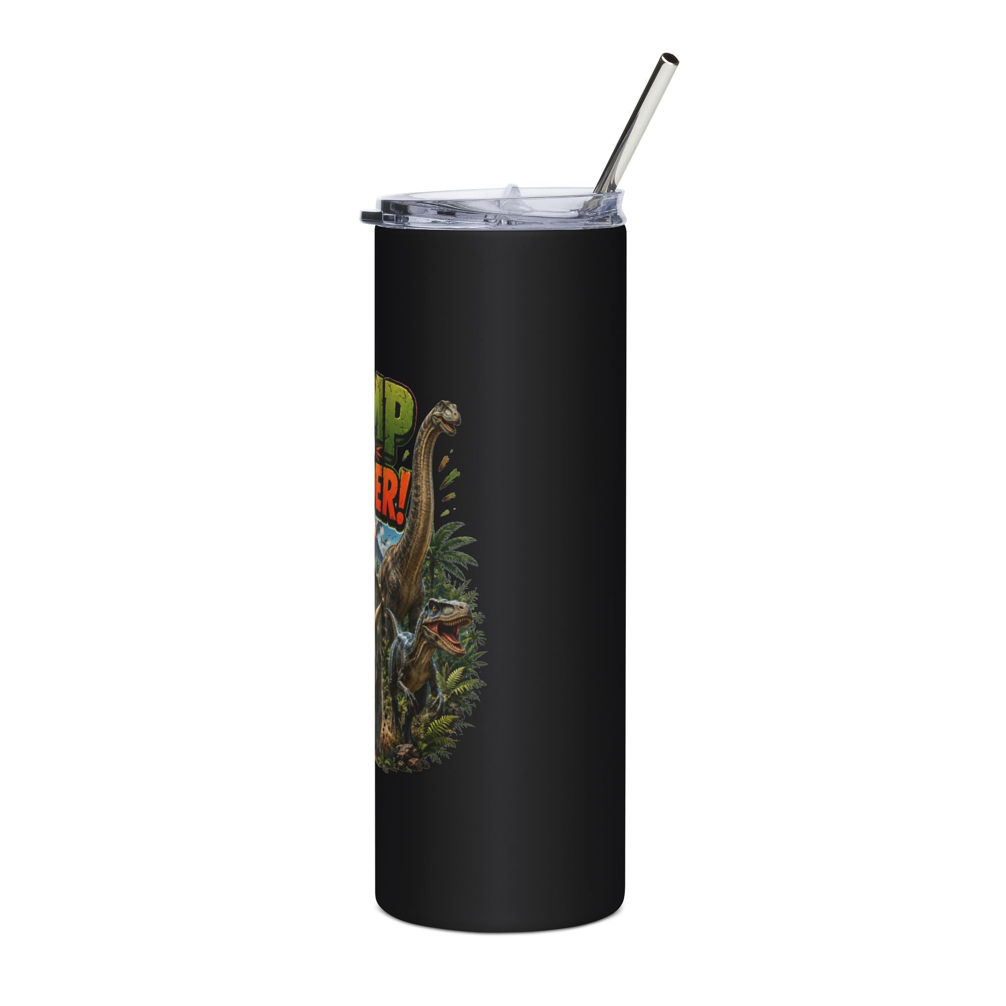 Tumbler - Stomp Into Wonder! Dinosaur 20oz Stainless Steel Travel Cup