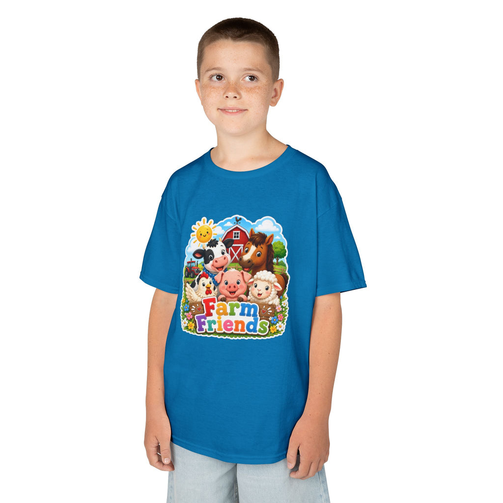 Kids Farm Friends T‑Shirt — Cute Barnyard Animals Graphic Tee