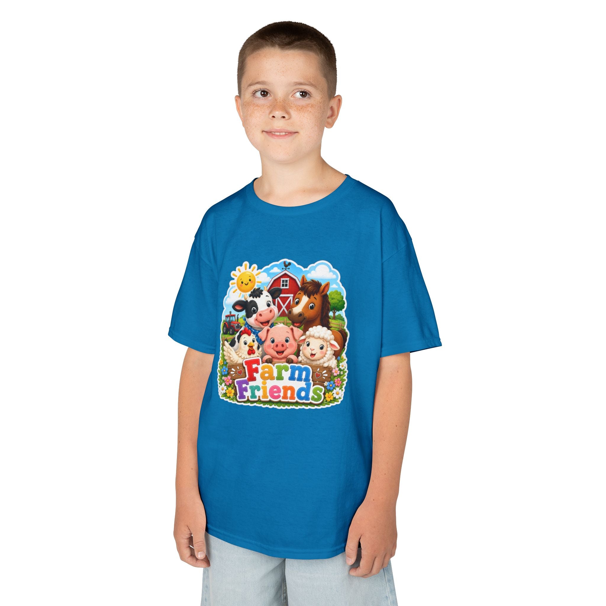 Kids Farm Friends T‑Shirt — Cute Barnyard Animals Graphic Tee