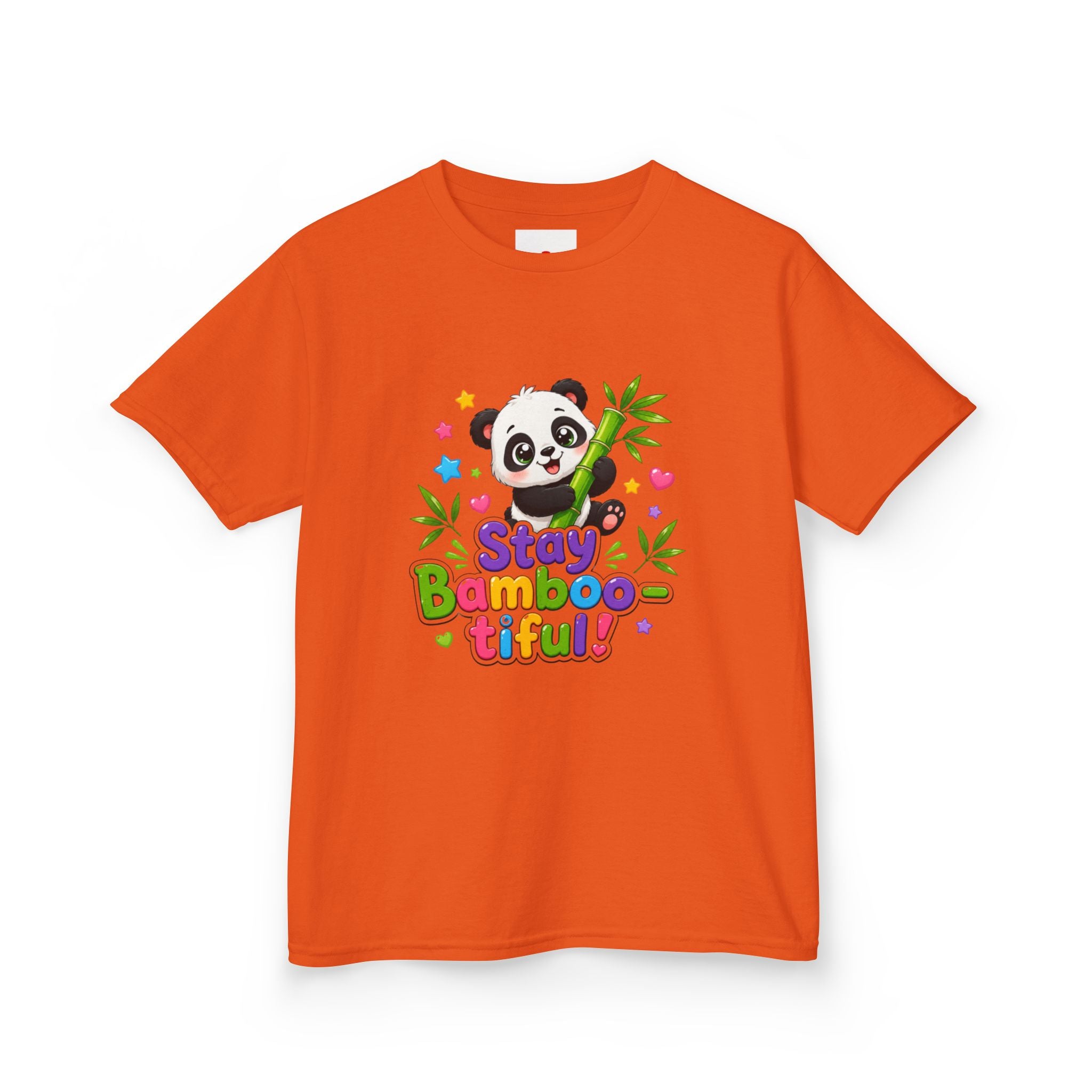 Kids Panda 'Stay Bambootiful!' T-Shirt — Cute Bamboo Forest Tee for Boys & Girls
