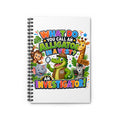 Alligator Investigator Joke Spiral Notebook | Cute Zoo Animals Ruled Journal