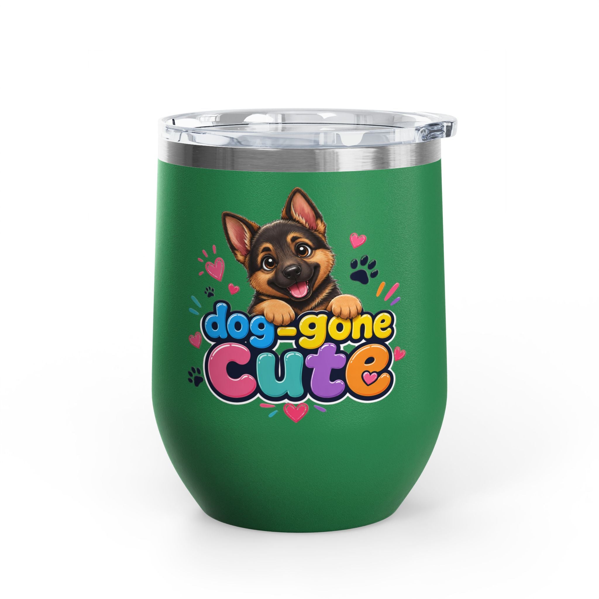 Dog-Gone Cute German Shepherd Tumbler (12oz)