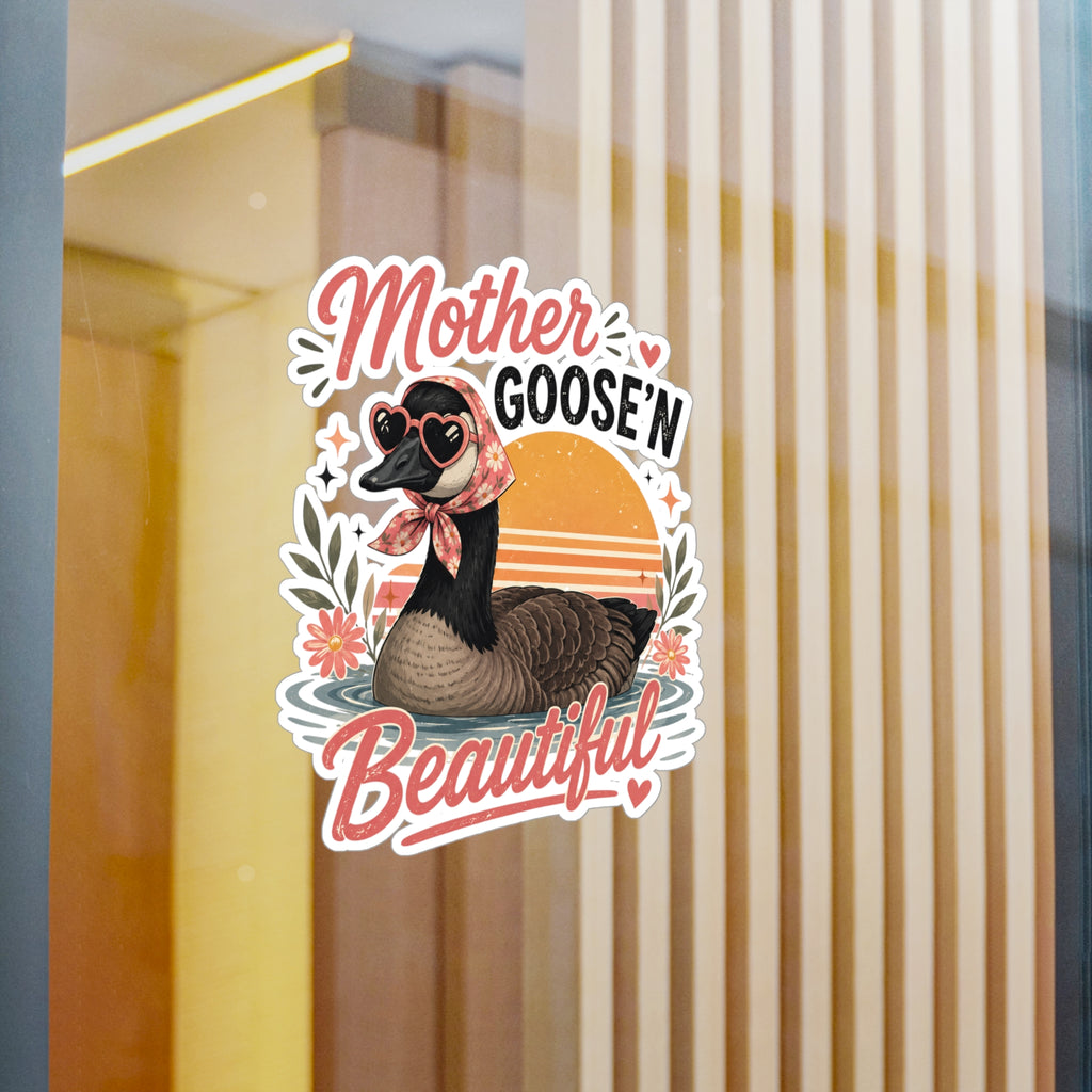 Mother Goose'n Beautiful Vinyl Sticker
