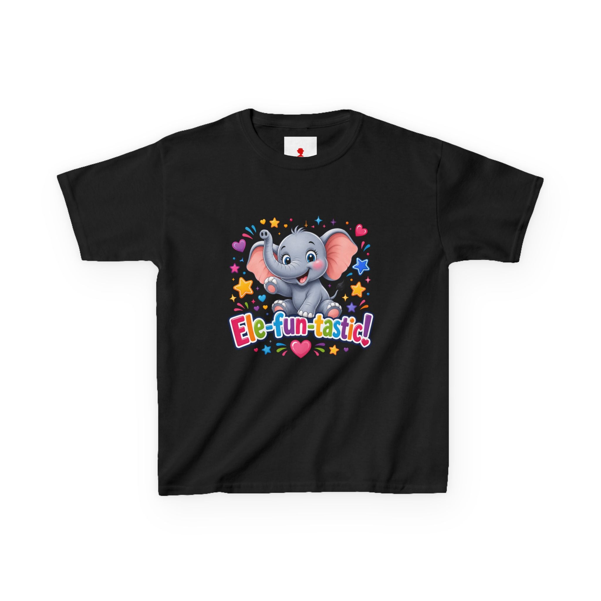 Kids T-Shirt — "Ele-fun-tastic!" Cute Elephant Graphic Tee for Toddlers, Birthday & Playtime
