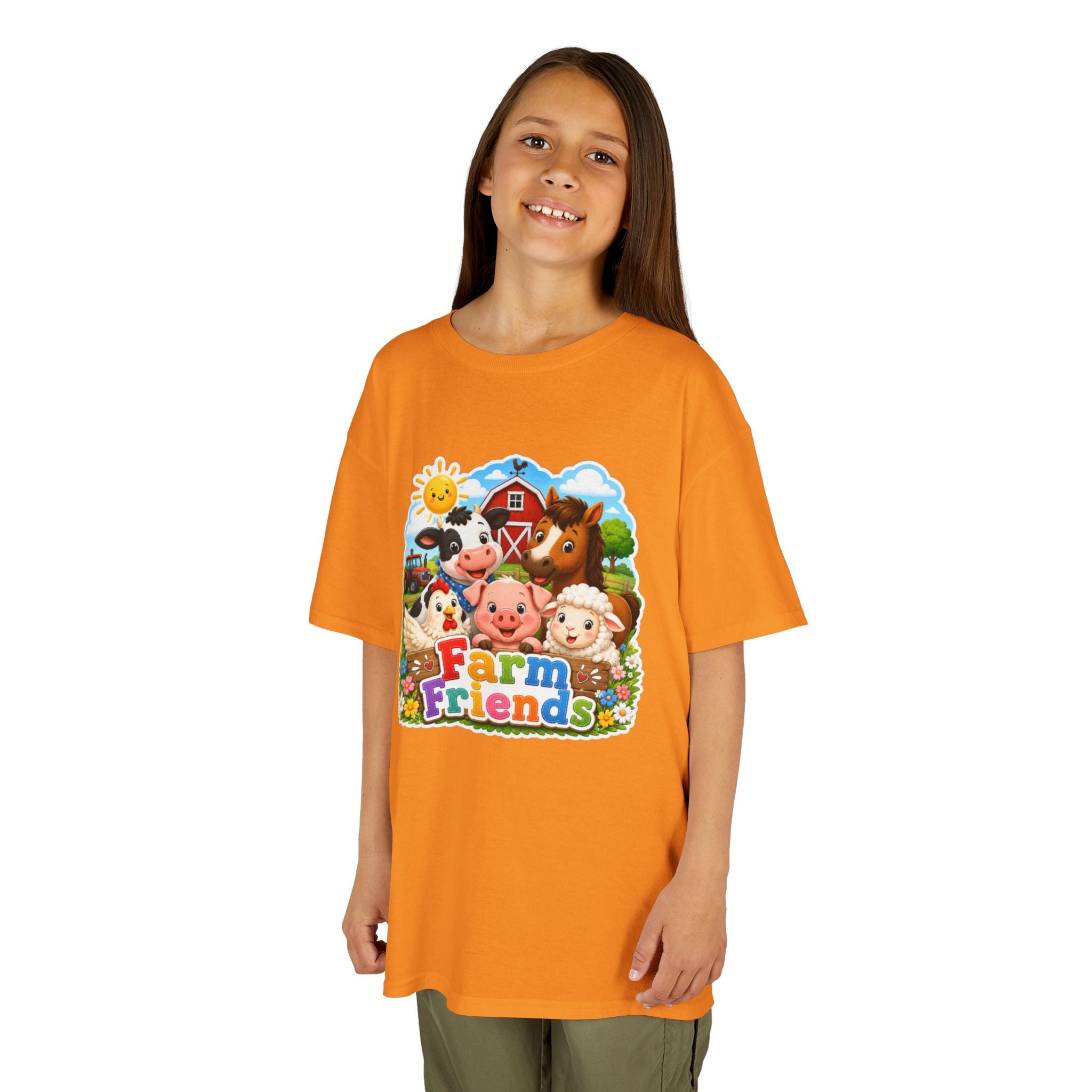 Kids Farm Friends T‑Shirt — Cute Barnyard Animals Graphic Tee