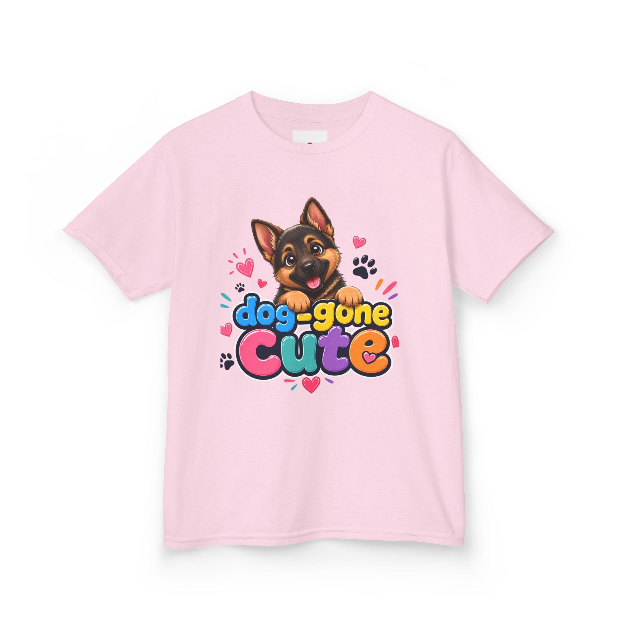 Kids T-Shirt — "Dog-Gone Cute" German Shepherd Puppy Tee