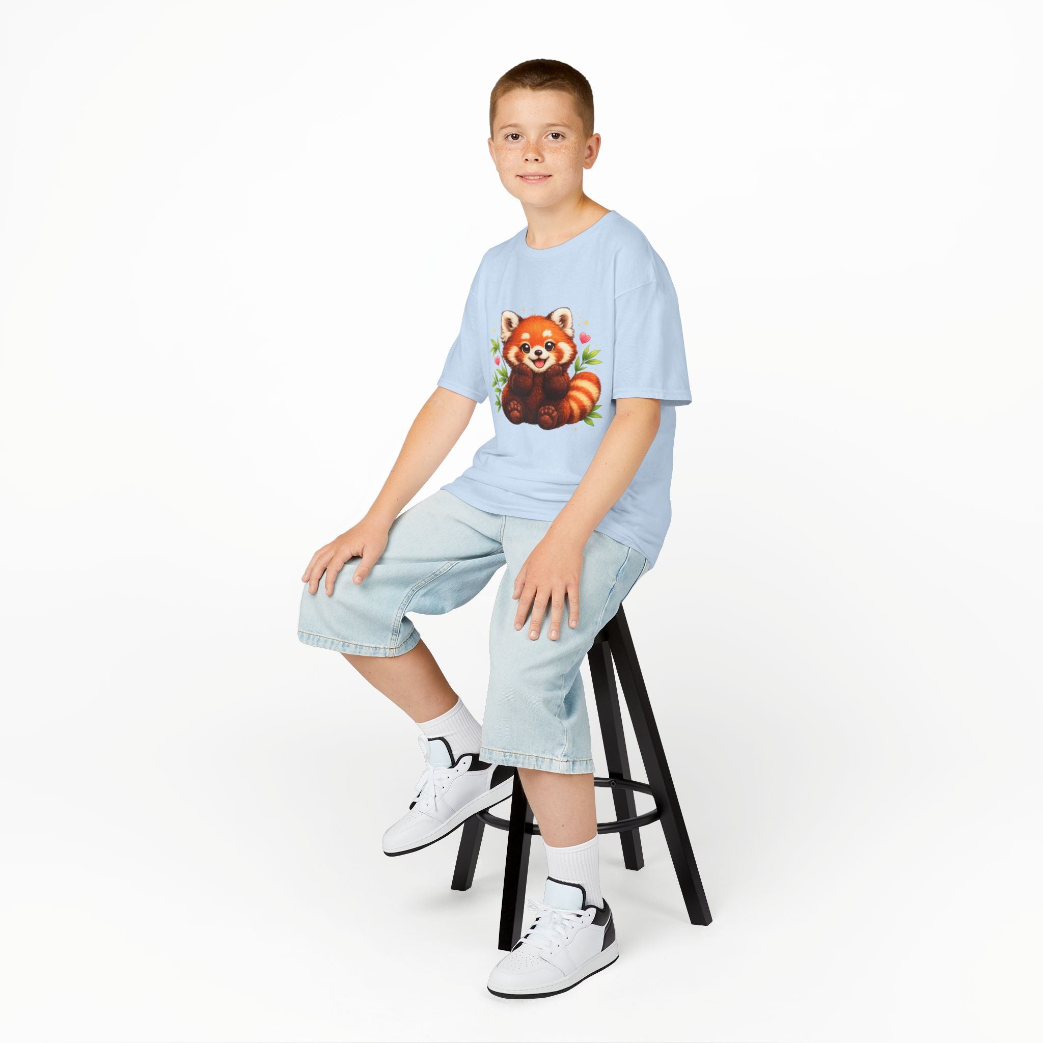 Kids Red Panda Tee — Cute Woodland Animal Shirt for Children