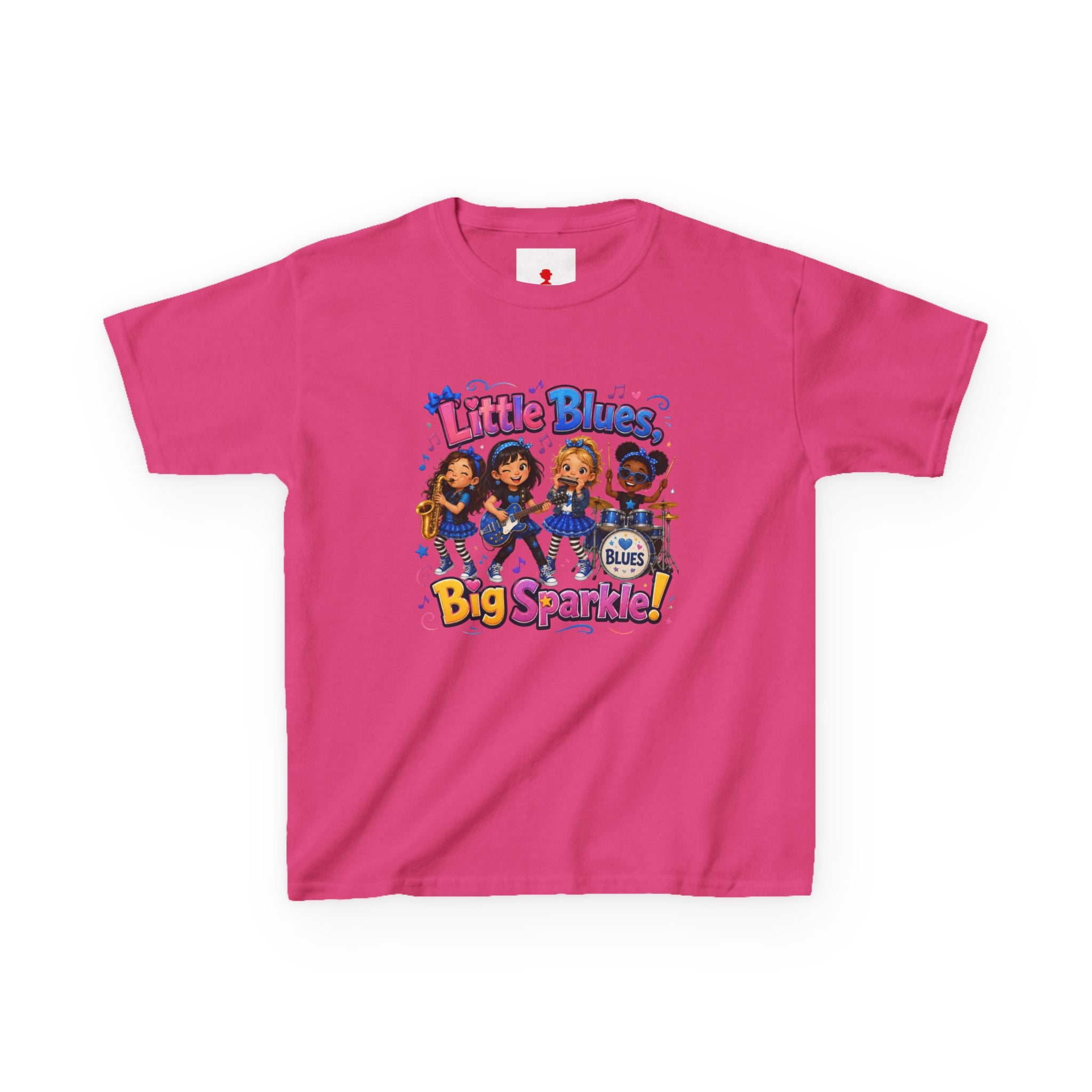 Kids Tee — "Little Blues Big Sparkle" Band Graphic
