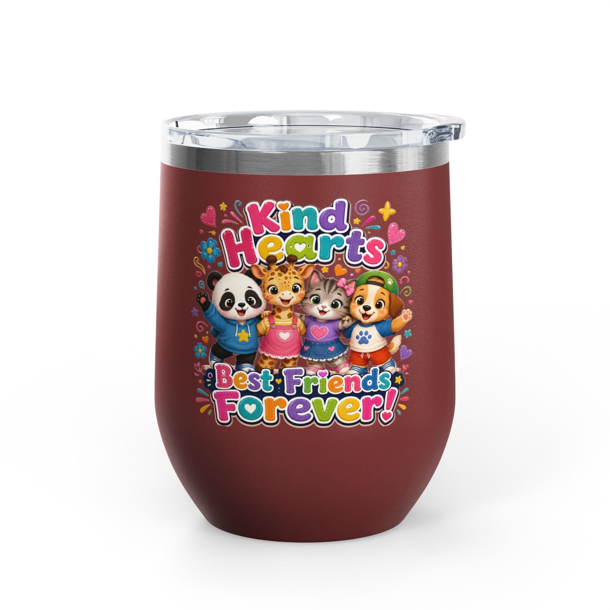 Kind Hearts Best Friends Forever 12oz Tumbler