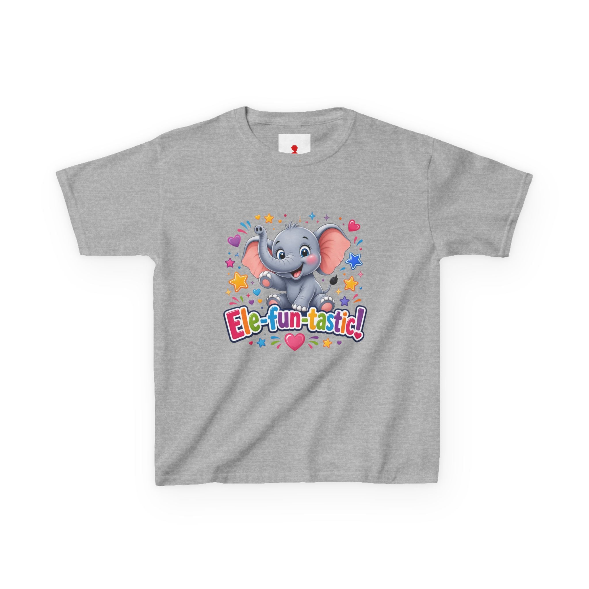 Kids T-Shirt — "Ele-fun-tastic!" Cute Elephant Graphic Tee for Toddlers, Birthday & Playtime