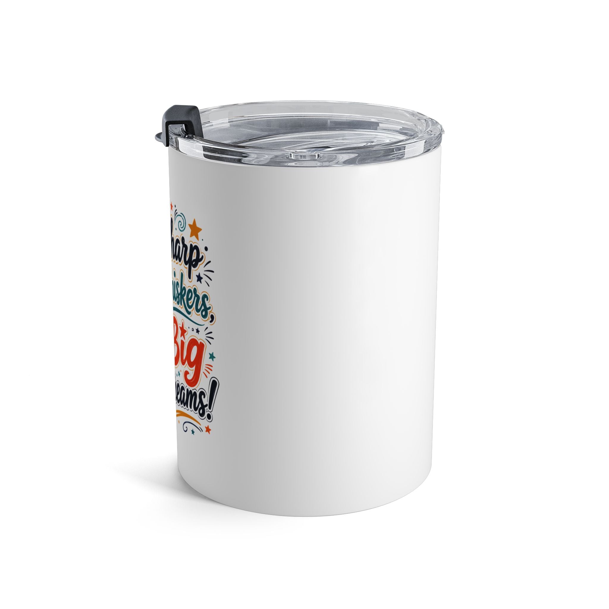 Tumbler — "Sharp Whiskers, Big Dreams" Cute Mouse Insulated Tumbler (10 oz)
