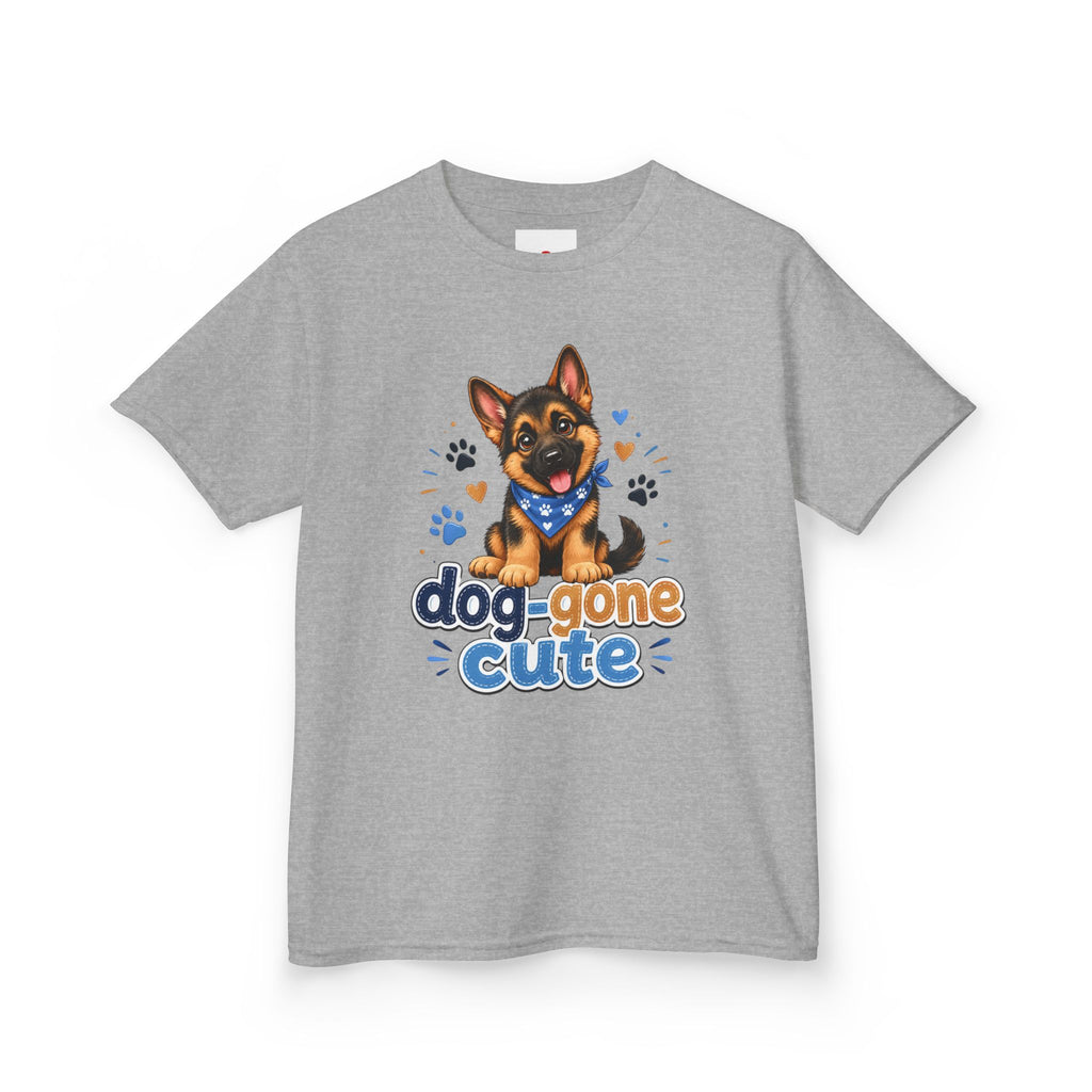 Kids Tee — "Dog-Gone Cute" Puppy Graphic T-Shirt