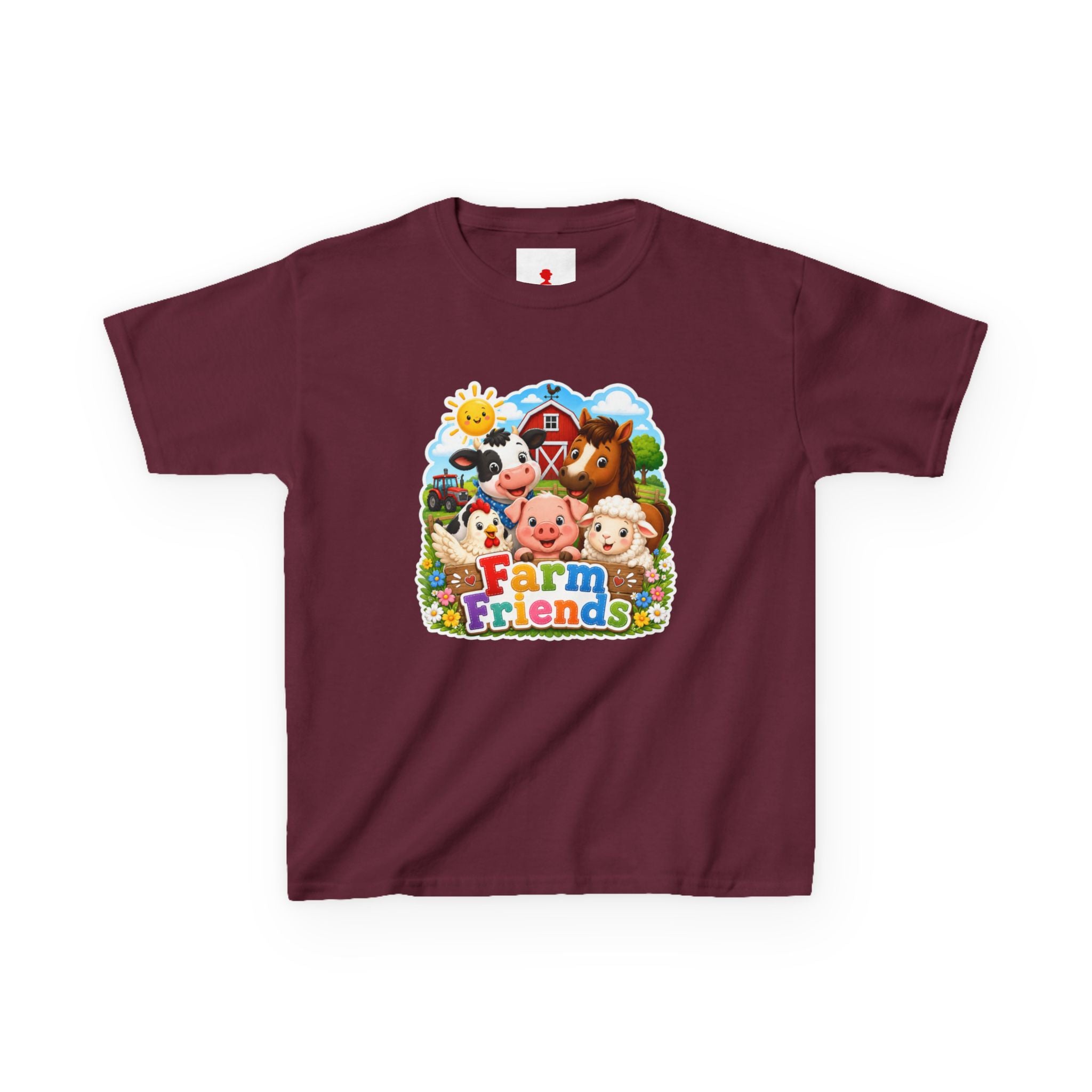 Kids Farm Friends T‑Shirt — Cute Barnyard Animals Graphic Tee