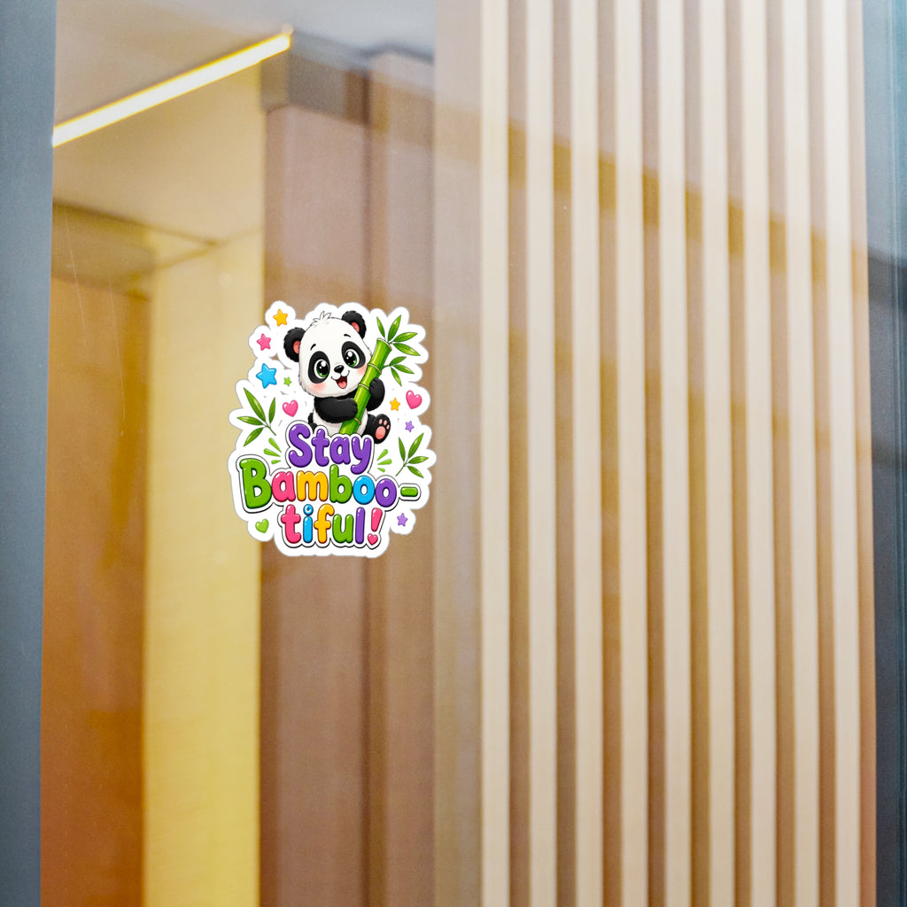Stay Bamboo-tiful Panda Vinyl Sticker