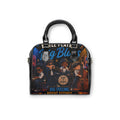 Big Blues Jazz Band Shoulder Handbag – 'Born to Groove' Vintage Music Tote