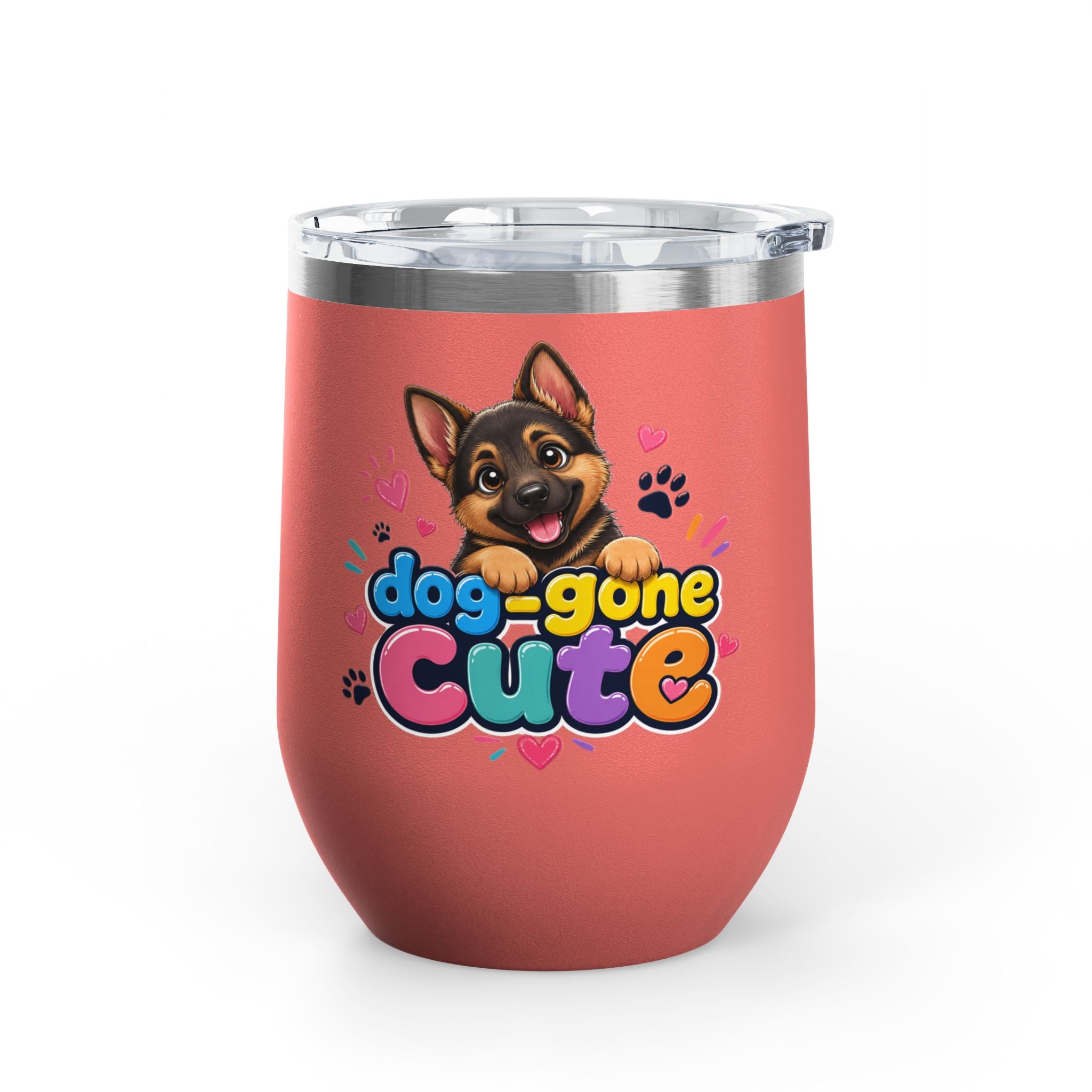 Dog-Gone Cute German Shepherd Tumbler (12oz)