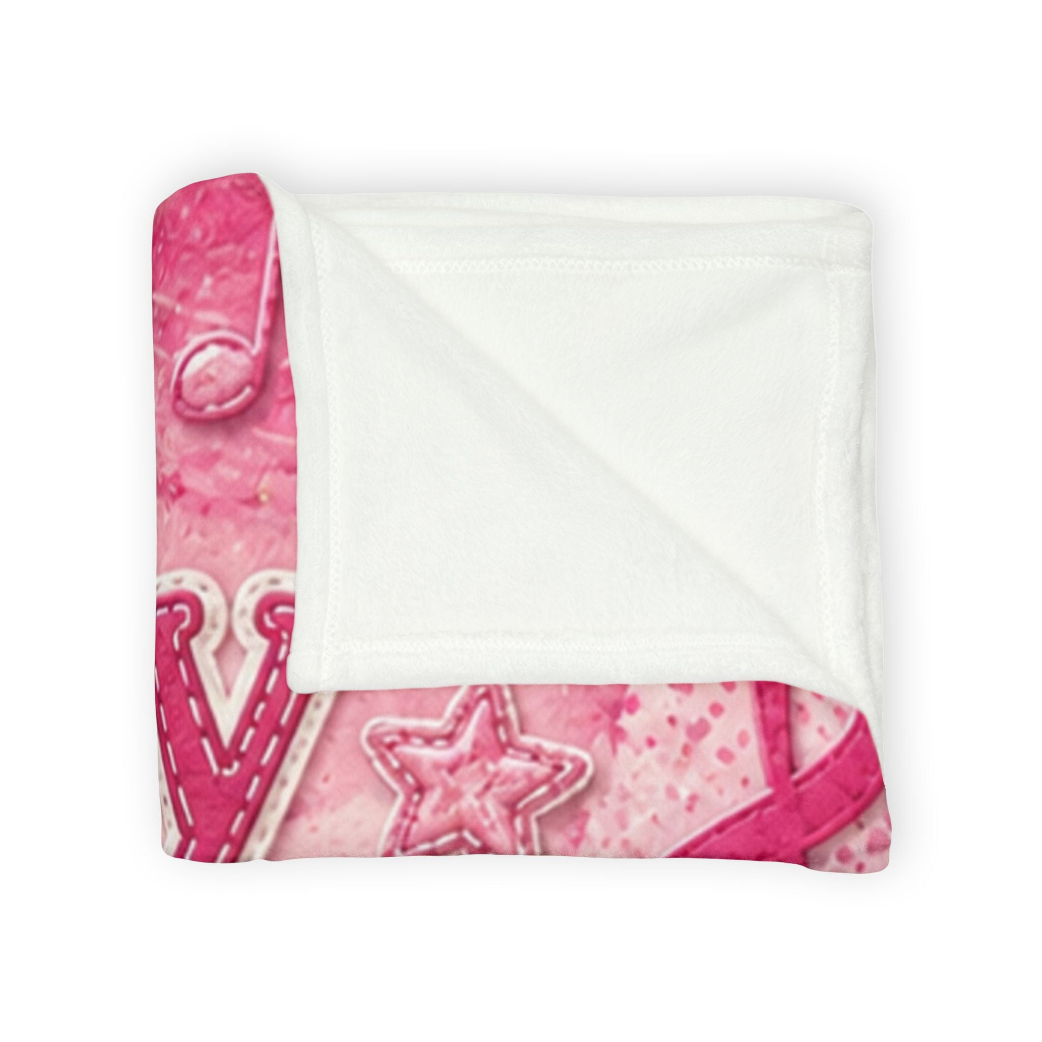 Tiny Tunes, Big Dreams! Pink Teddy Bear Blanket