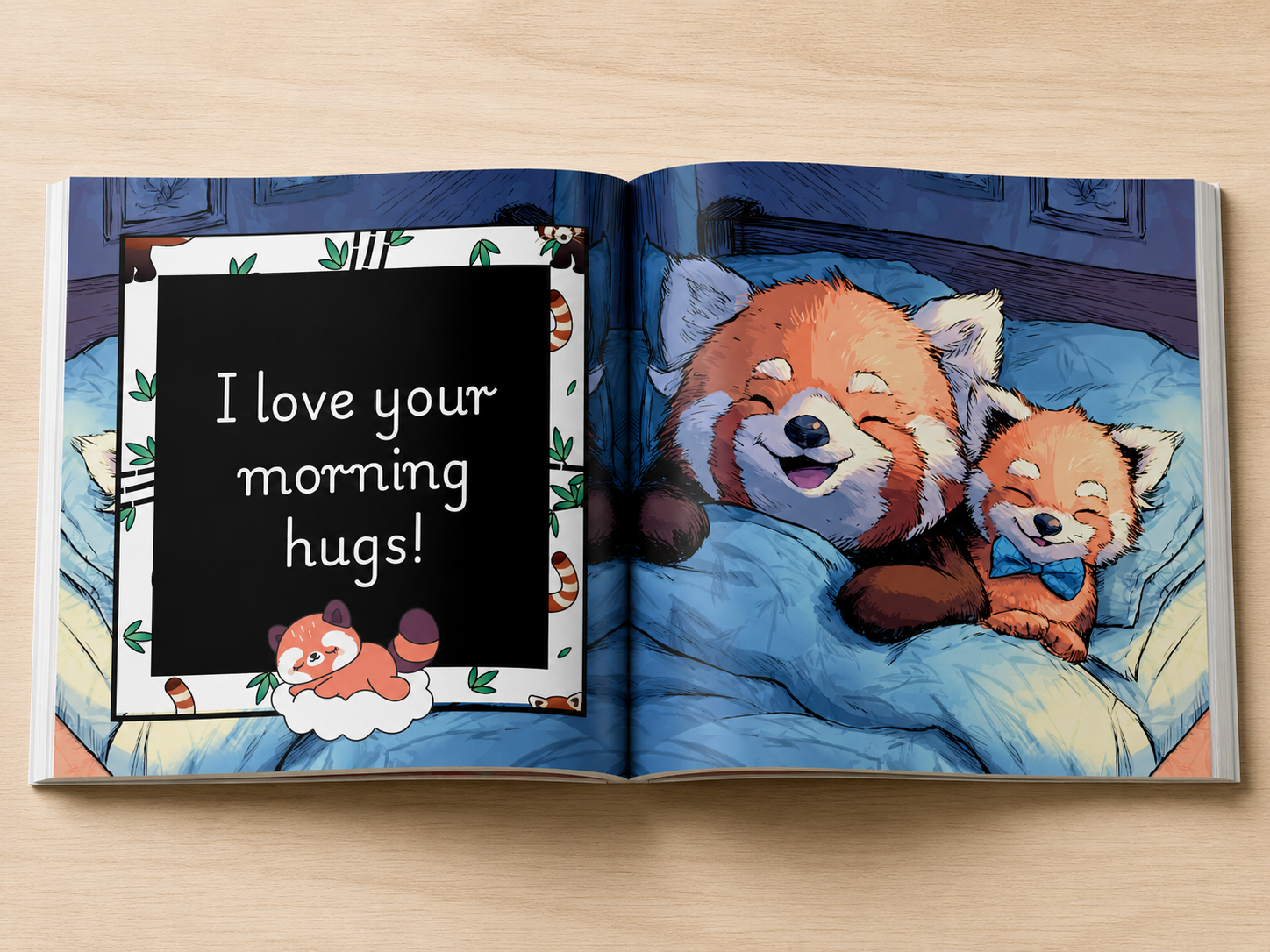 Red Panda Bear, I Love You More Than I Can Bear (Boys)