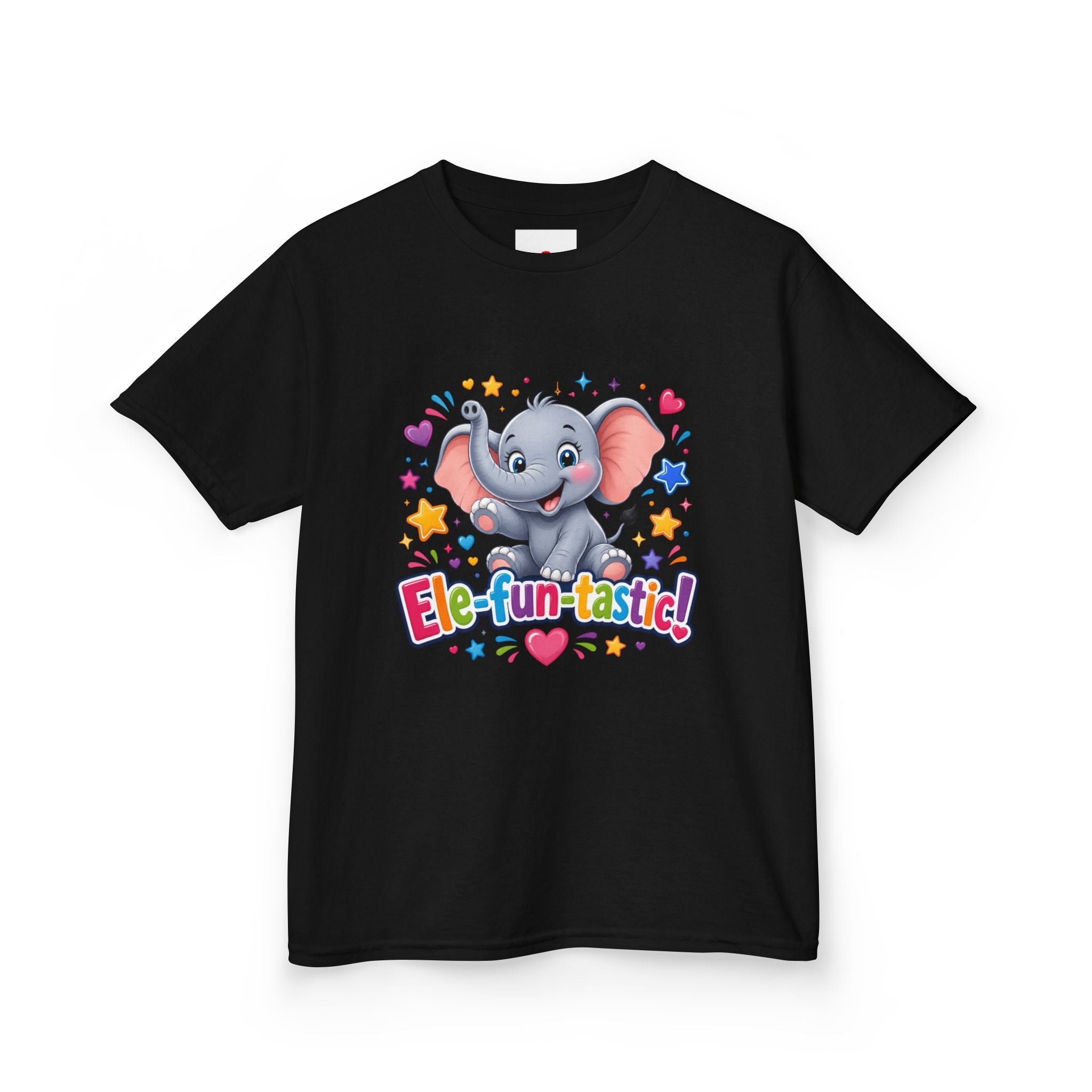 Kids T-Shirt — "Ele-fun-tastic!" Cute Elephant Graphic Tee for Toddlers, Birthday & Playtime