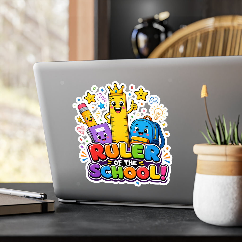 Ruler of the School Sticker | Kiss-Cut Vinyl Decal