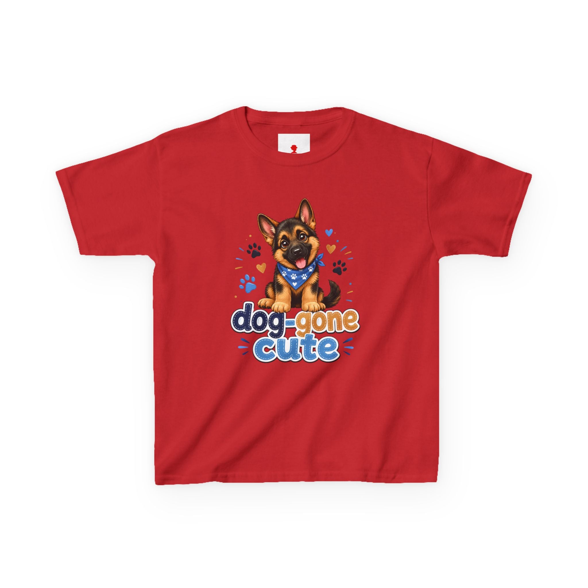 Kids Tee — "Dog-Gone Cute" Puppy Graphic T-Shirt
