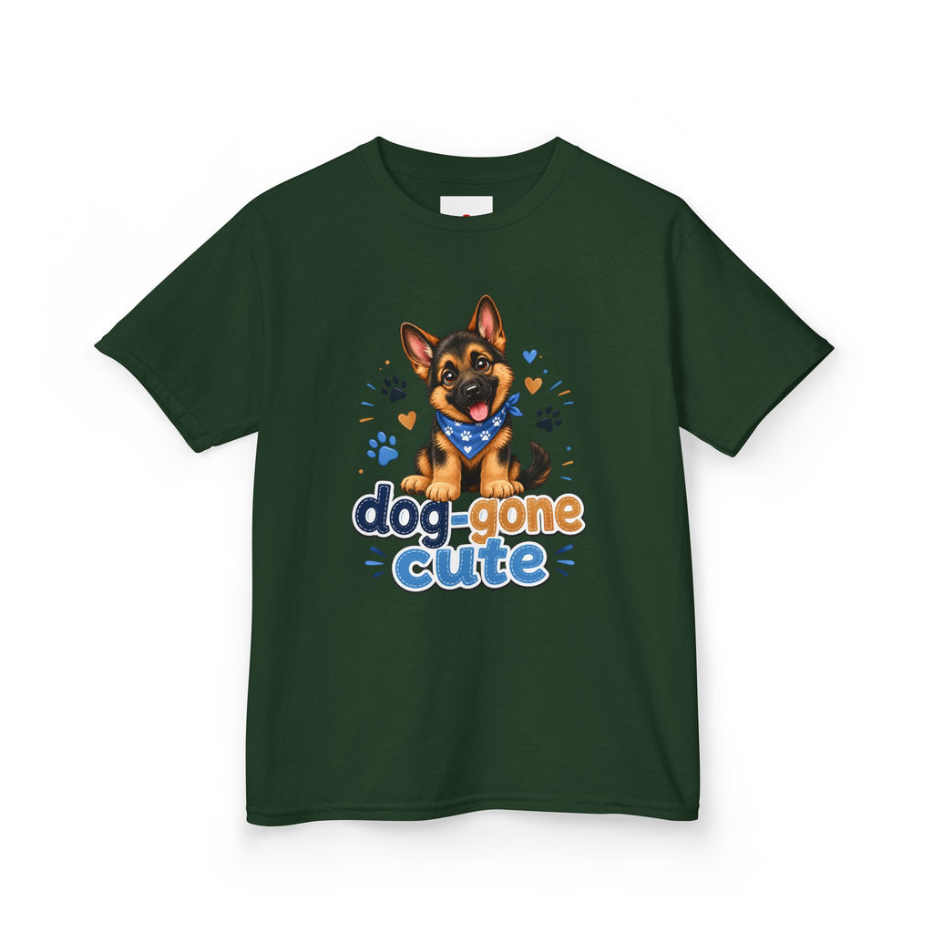 Kids Tee — "Dog-Gone Cute" Puppy Graphic T-Shirt