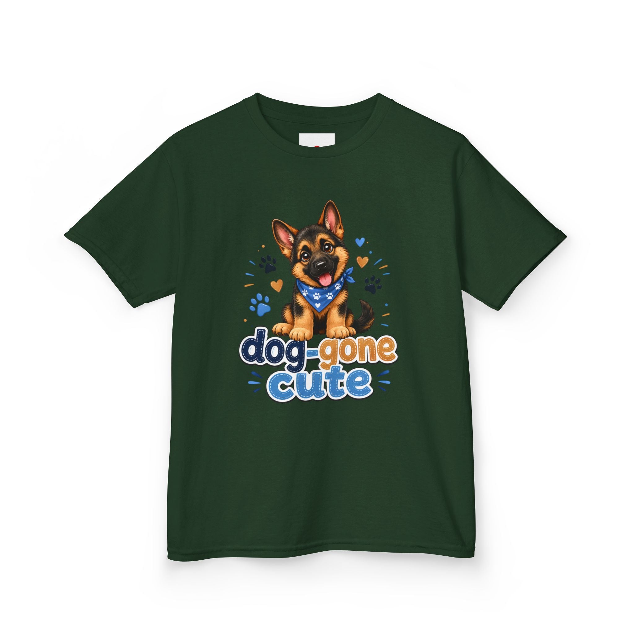 Kids Tee — "Dog-Gone Cute" Puppy Graphic T-Shirt
