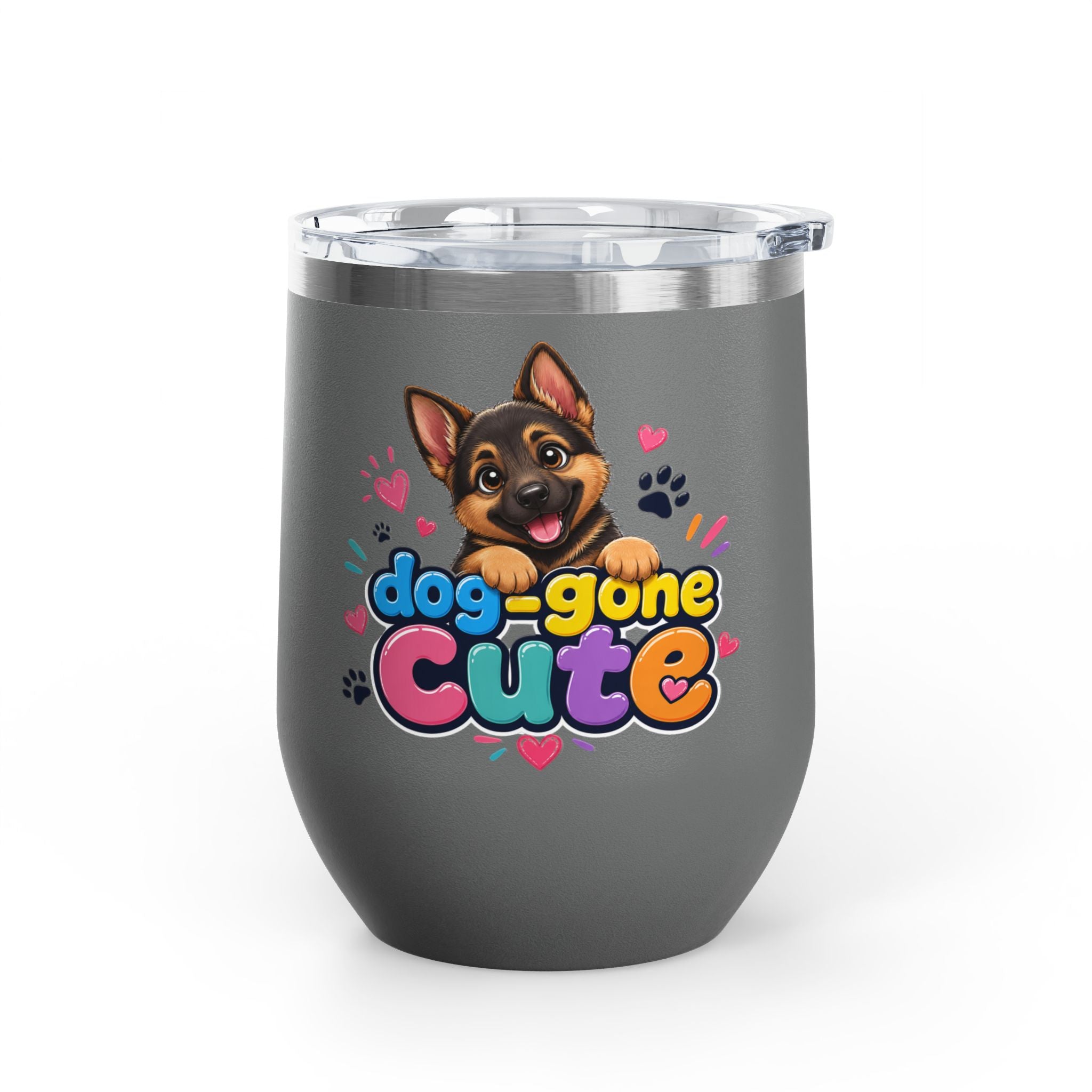 Dog-Gone Cute German Shepherd Tumbler (12oz)