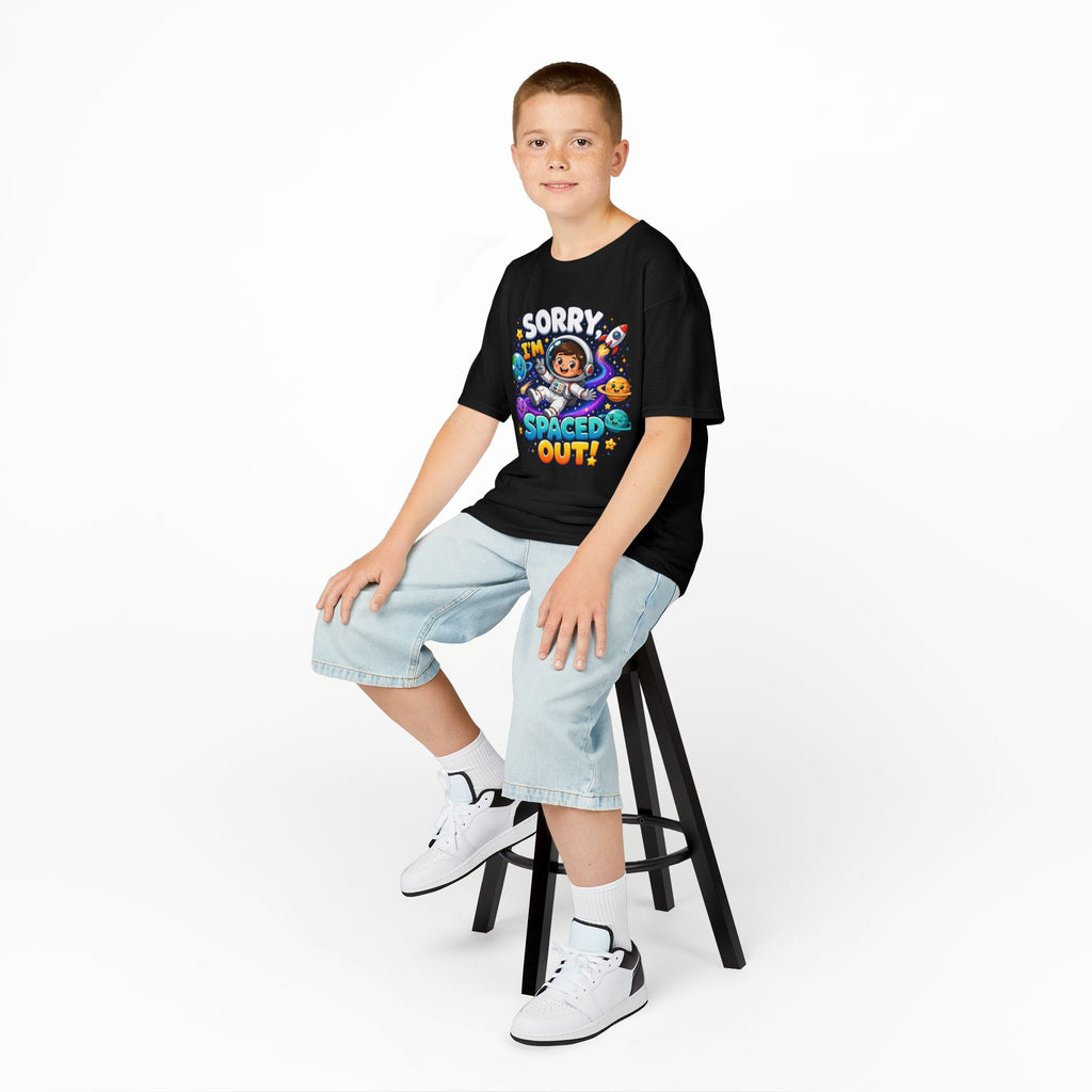 Spaced Out Kids T-Shirt — "Sorry I'm Spaced Out!" Cute Space Astronaut Tee