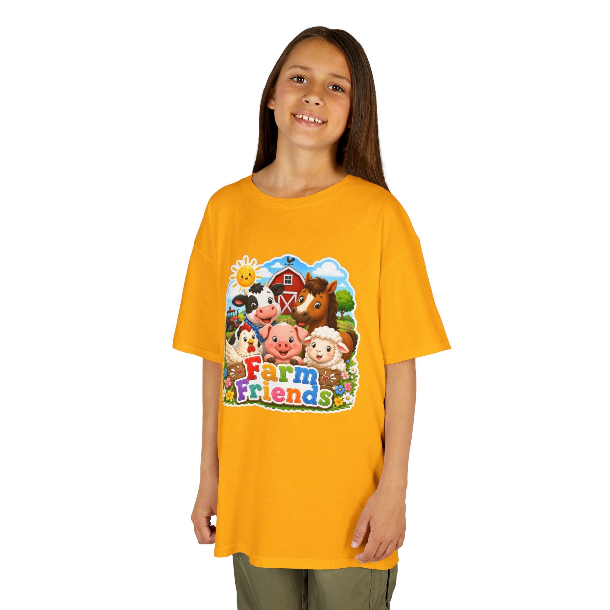Kids Farm Friends T‑Shirt — Cute Barnyard Animals Graphic Tee