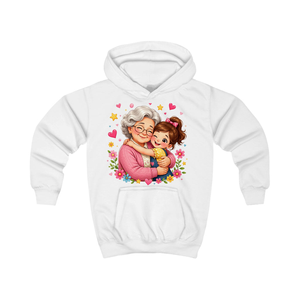 Grandma and Me Kids Hoodie — Cute Grandma Hug Graphic Pullover for Children
