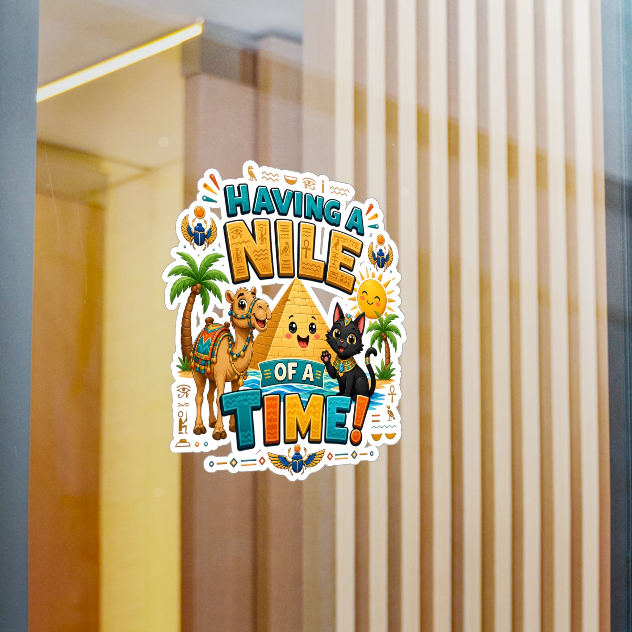 Having a Nile of a Time Sticker | Kiss-Cut Vinyl Decal