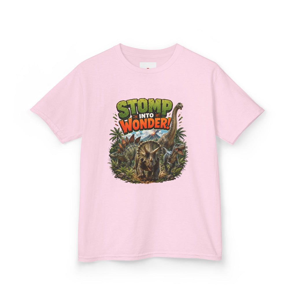 Kids T-Shirt - "Stomp Into Wonder" Dinosaur Graphic Tee