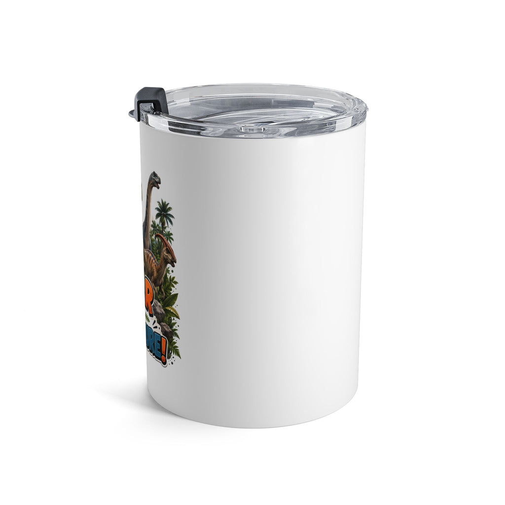 Roar Into Adventure! Dinosaur 10oz Tumbler — Kids Travel Cup