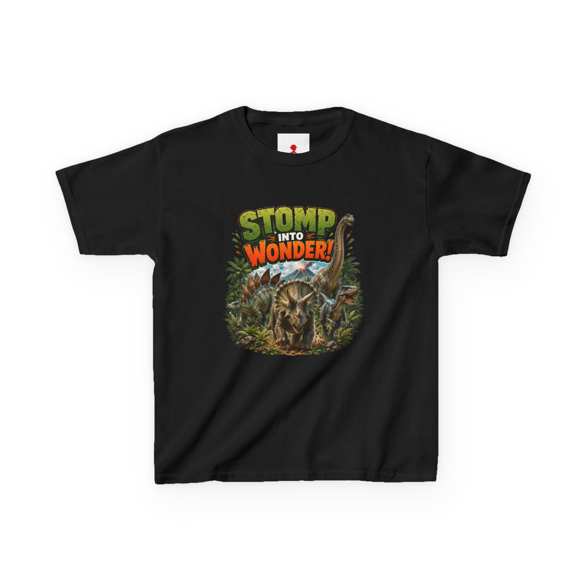 Kids T-Shirt - "Stomp Into Wonder" Dinosaur Graphic Tee