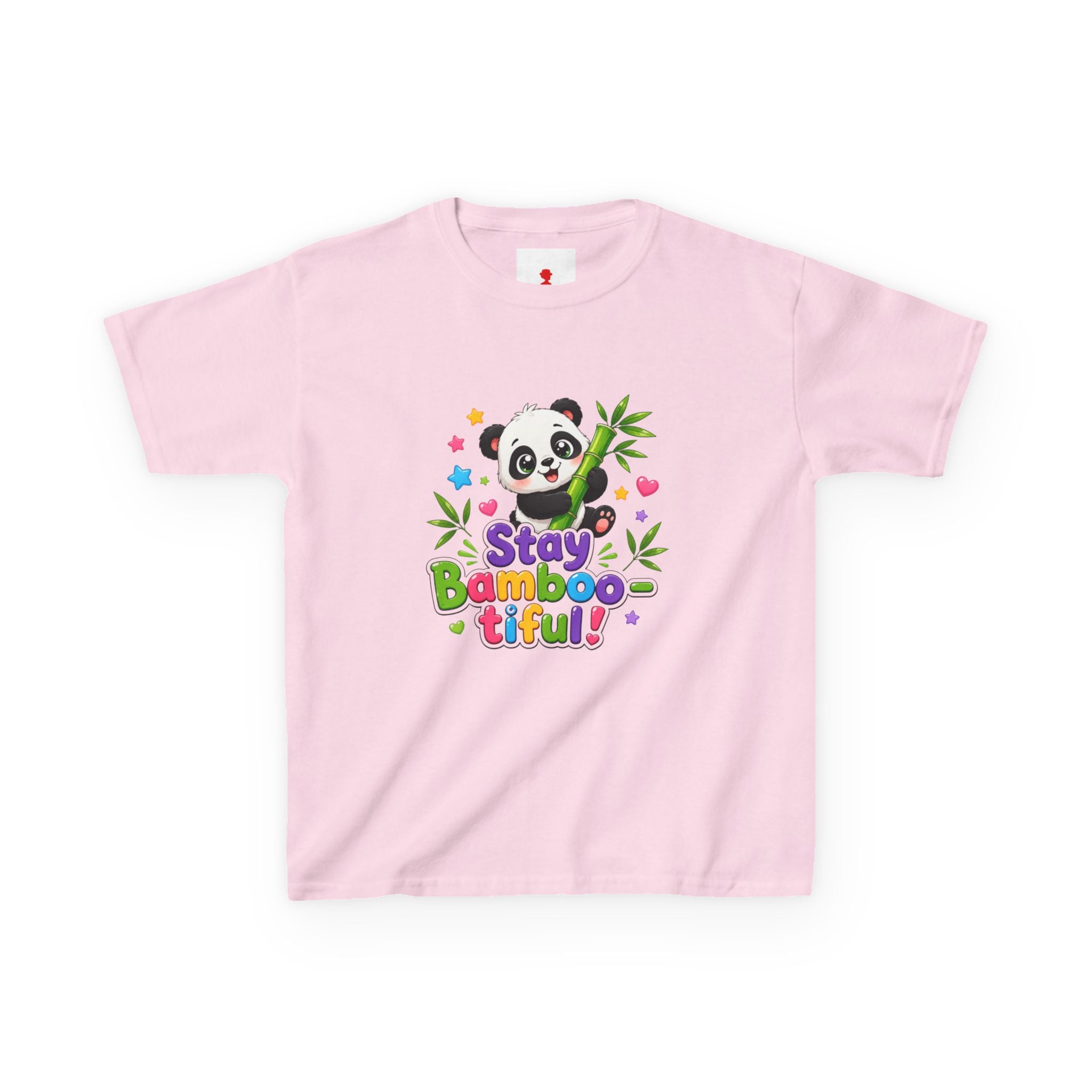 Kids Panda 'Stay Bambootiful!' T-Shirt — Cute Bamboo Forest Tee for Boys & Girls