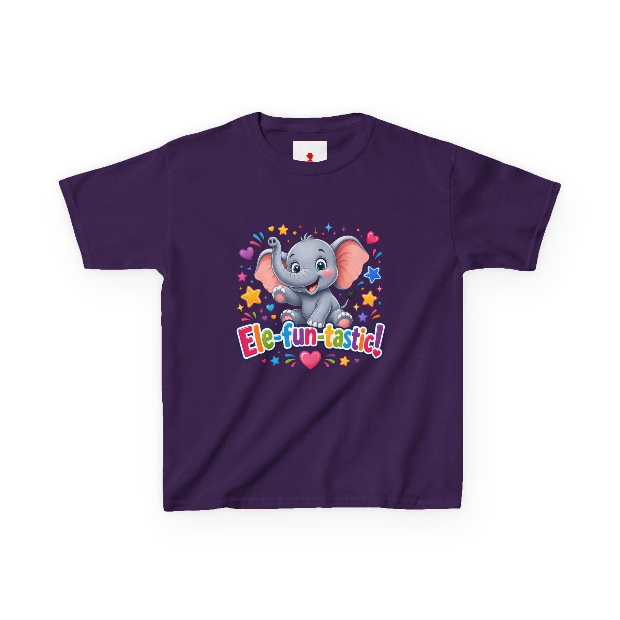 Kids T-Shirt — "Ele-fun-tastic!" Cute Elephant Graphic Tee for Toddlers, Birthday & Playtime
