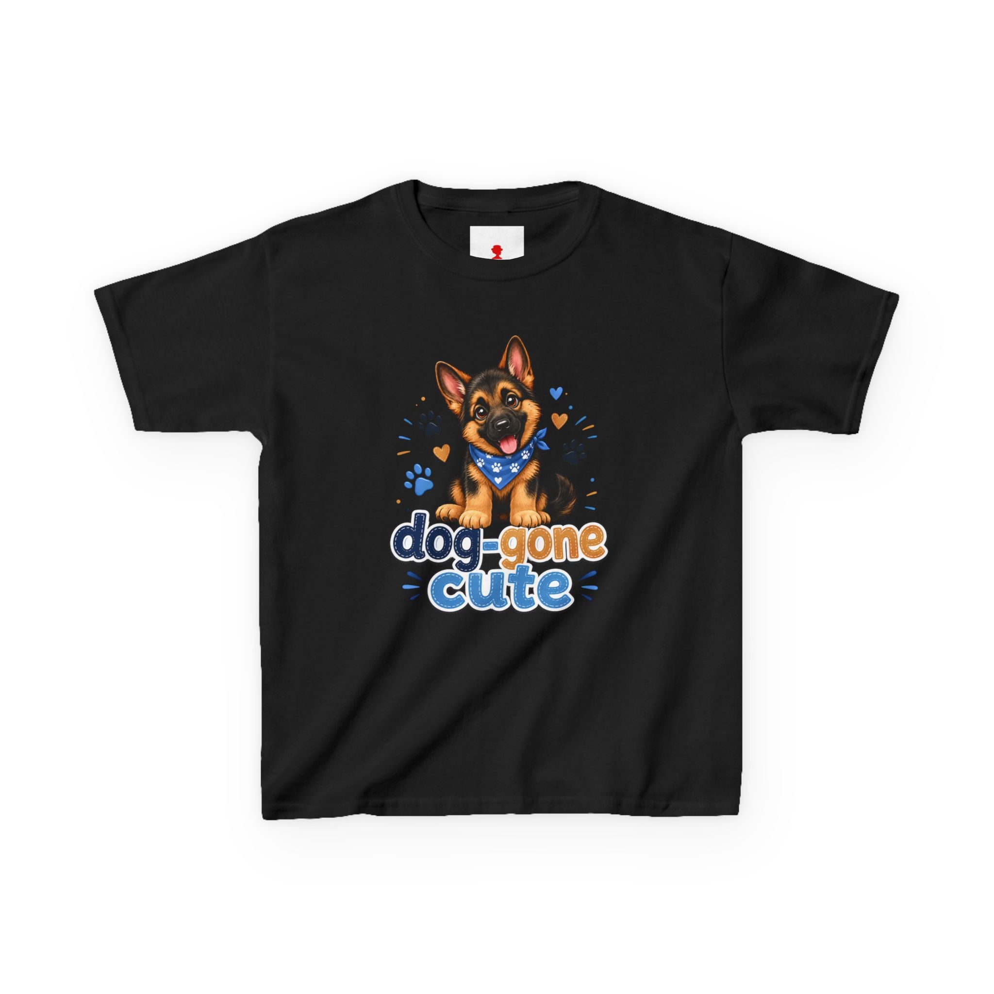 Kids Tee — "Dog-Gone Cute" Puppy Graphic T-Shirt