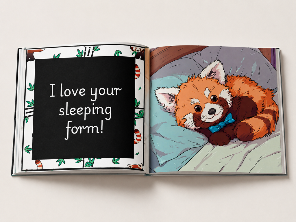 Red Panda Bear, I Love You More Than I Can Bear (Boys)