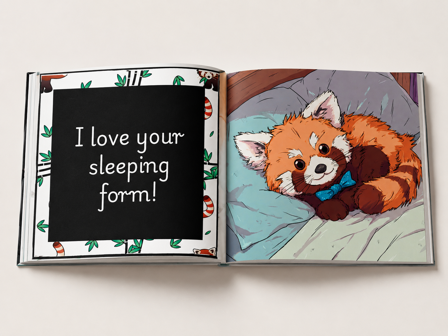 Red Panda Bear, I Love You More Than I Can Bear (Boys)