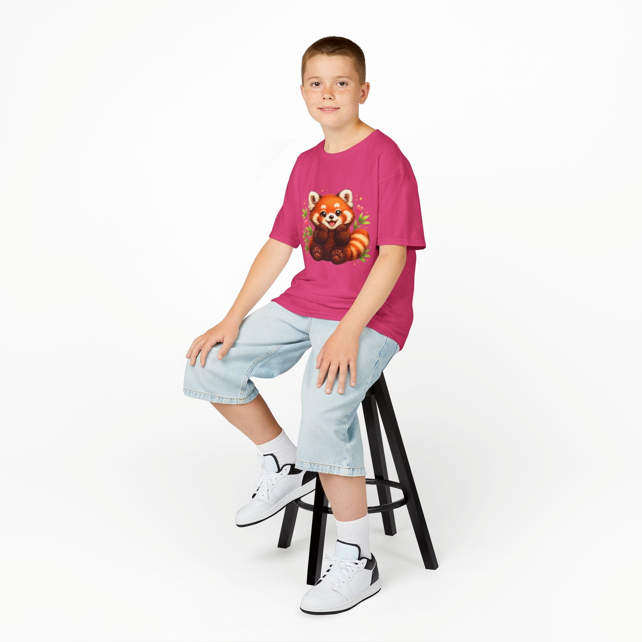 Kids Red Panda Tee — Cute Woodland Animal Shirt for Children