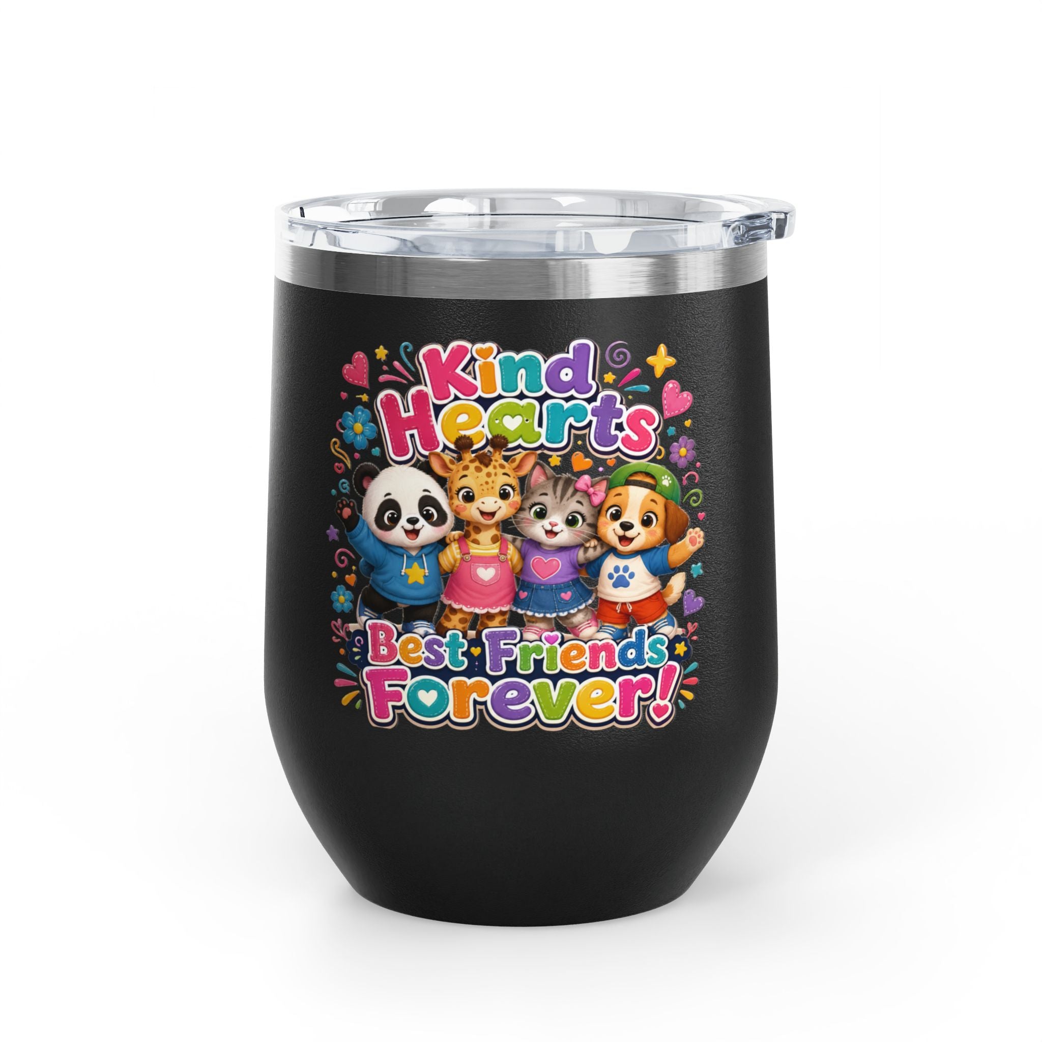 Kind Hearts Best Friends Forever 12oz Tumbler