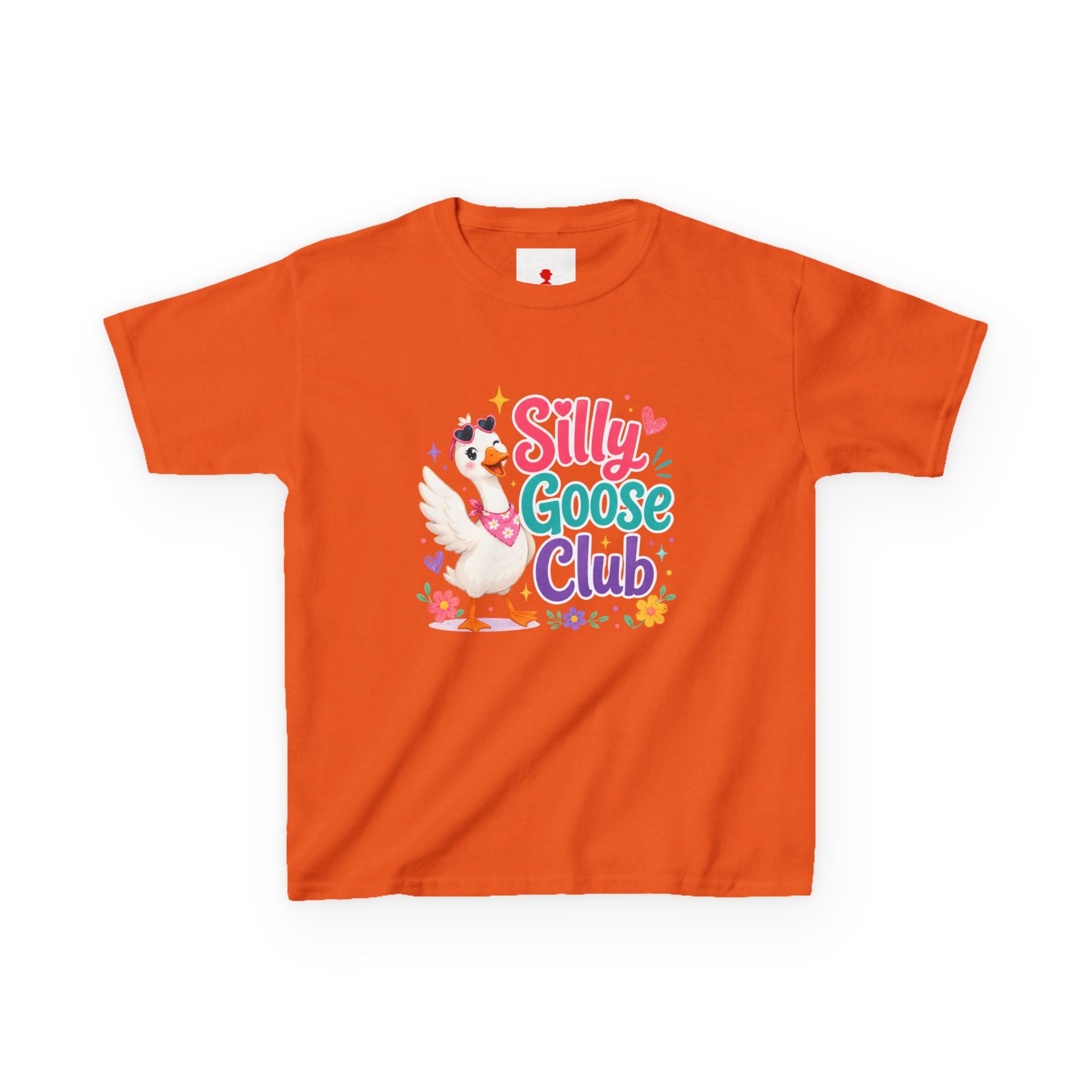 Kids T-Shirt — "Silly Goose Club" Cute Cartoon Goose Tee for Toddlers & Preschoolers