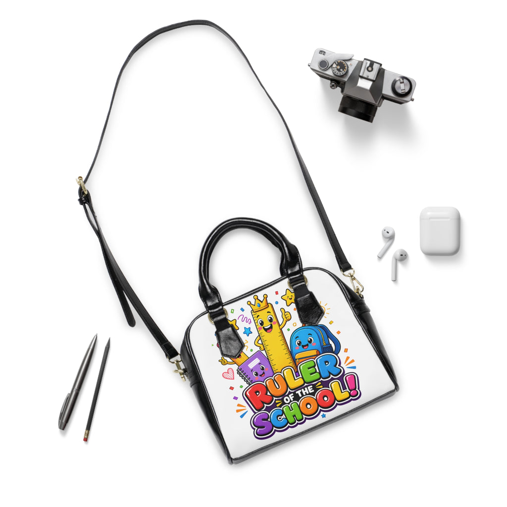Ruler of the School Shoulder Handbag | Cute School Supplies Cartoon